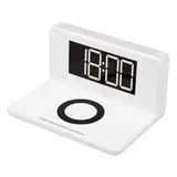 Часы с беспроводной зарядкой Max М-010 (Белые) - фото 3