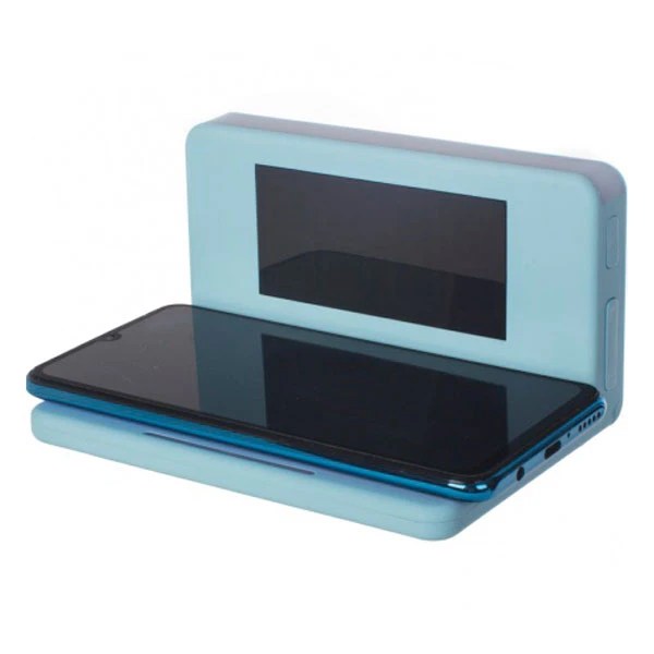 Часы с беспроводной зарядкой Max М-010 Blue - фото 3