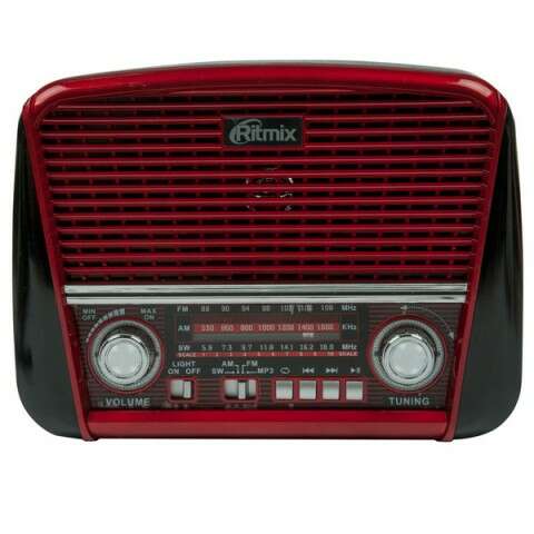 Портативный радиоприемник Ritmix RPR-050 Red