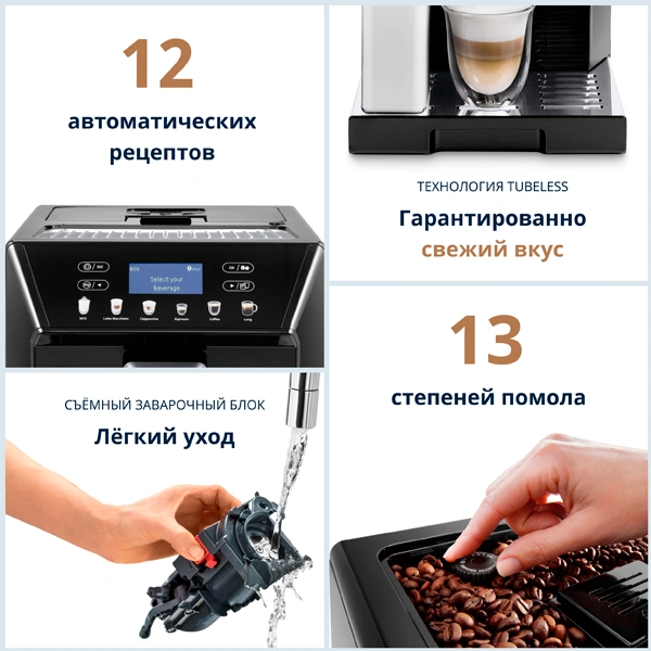 Кофемашина Delonghi ECAM 46.860 - фото 4