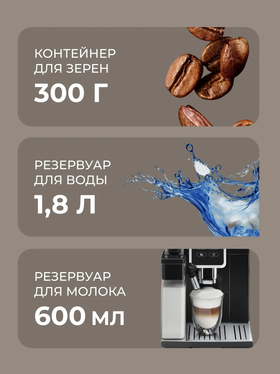 Кофемашина Delonghi ECAM 370.70 - фото 10