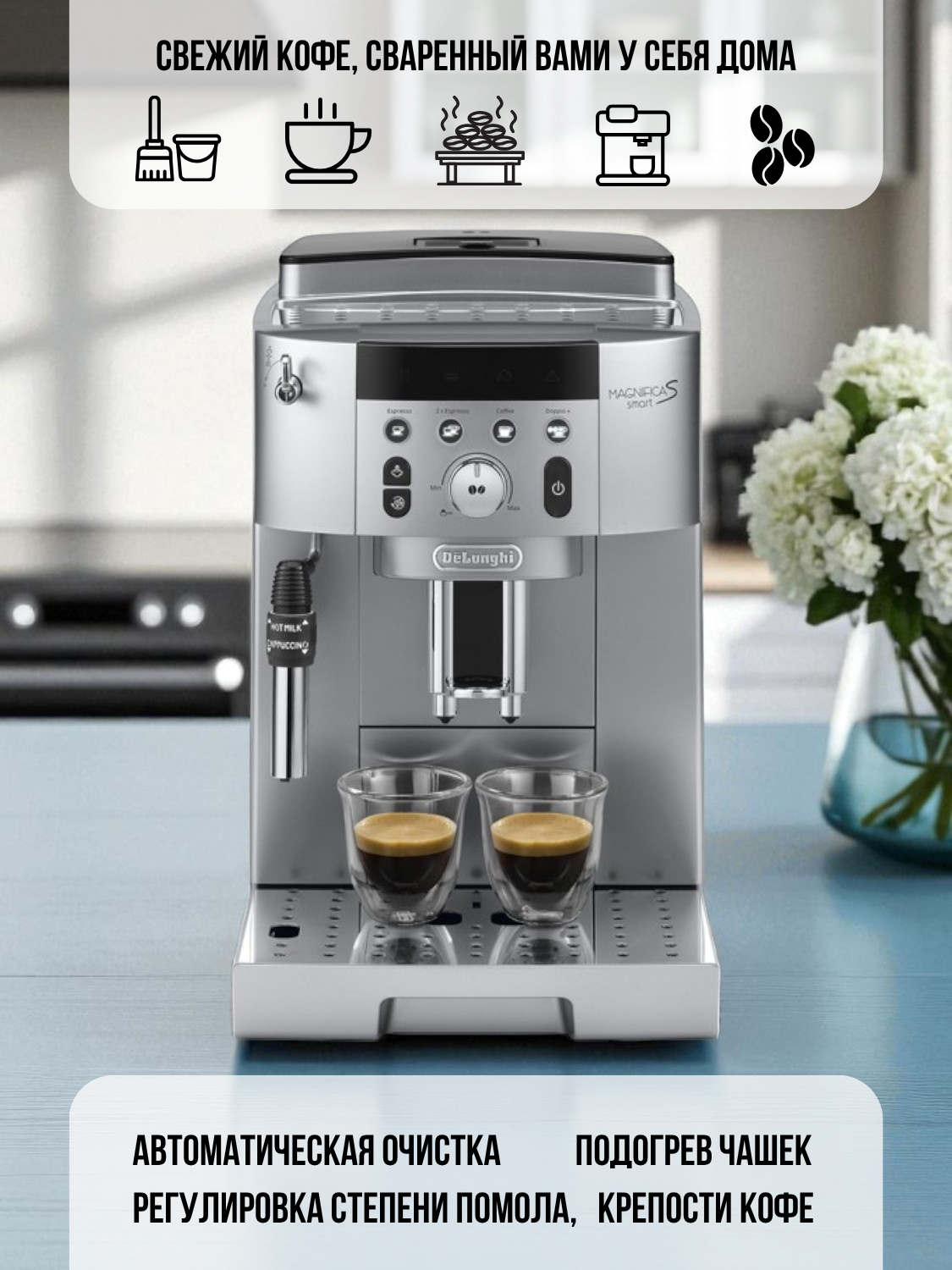 Кофемашина Delonghi ECAM250.31.Sb - фото 4