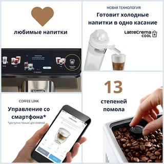 Кофемашина Delonghi ECAM 450.55 S