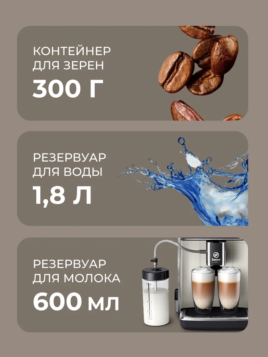 Кофемашина Saeco SM6582/30 - фото 9