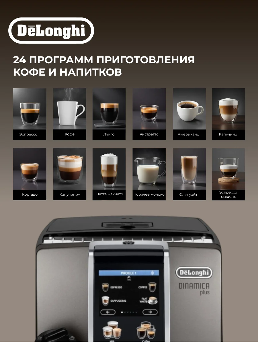 Кофемашина Delonghi ECAM380.95.TB - фото 6
