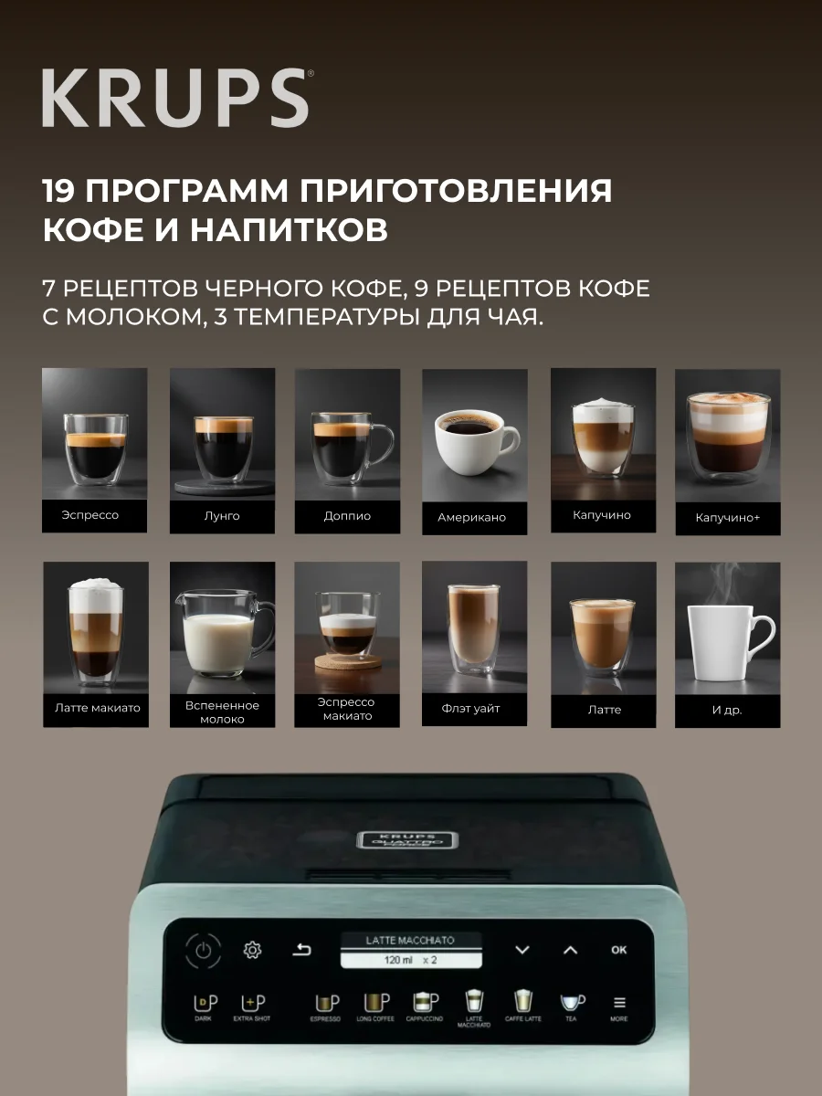 Кофемашина Krups Evidence Plus EA894T10 - фото 3