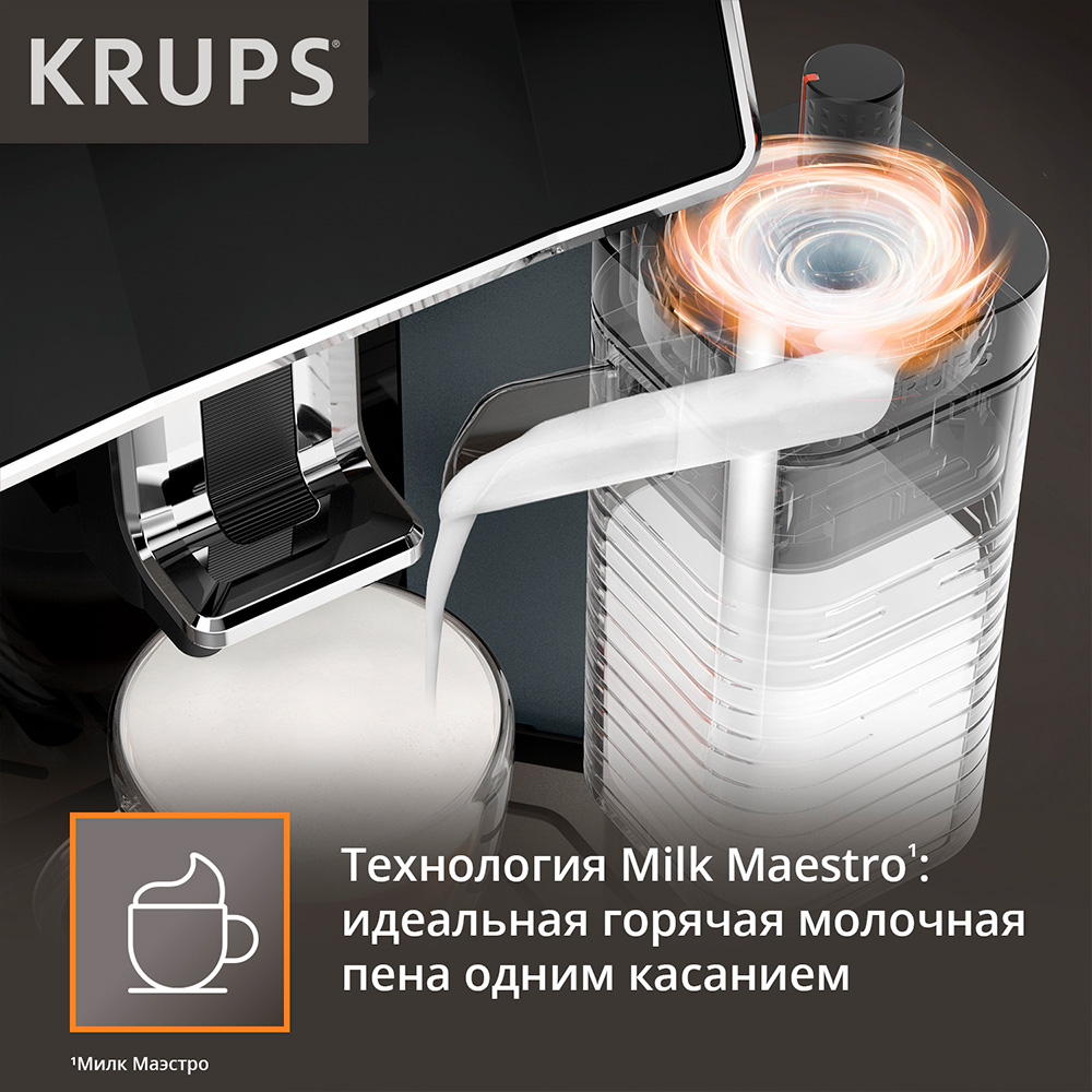 Кофемашина Krups Sensation Milk EA912B10 - фото 3