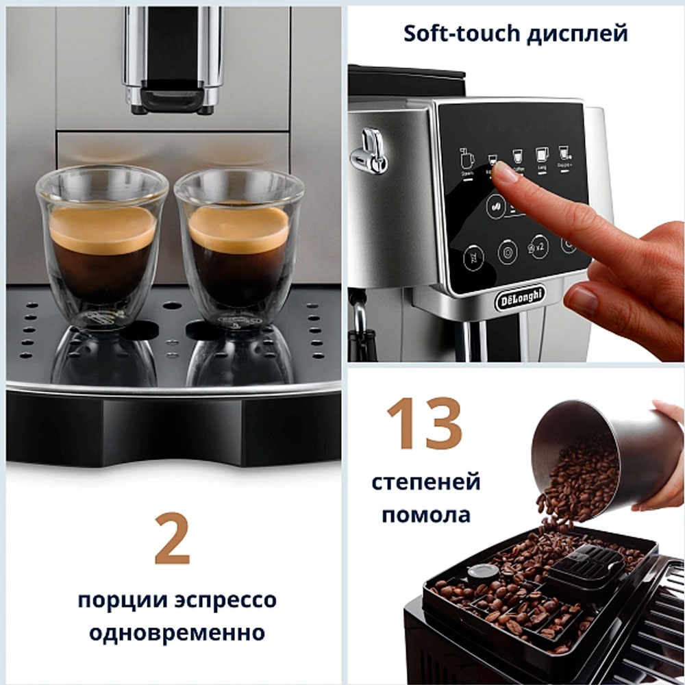 Кофемашина Delonghi ECAM220.31.SB - фото 4