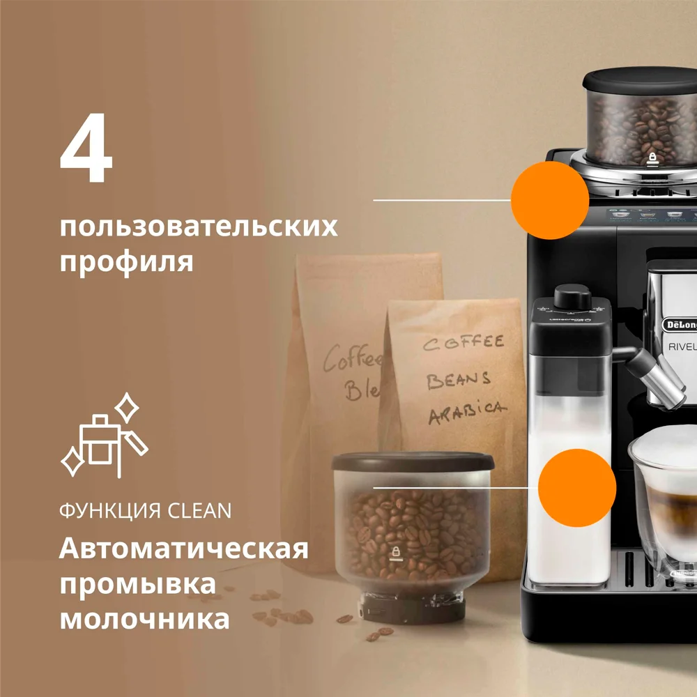 DeLonghi кофемашинасы EXAM440.55.B - фото 2