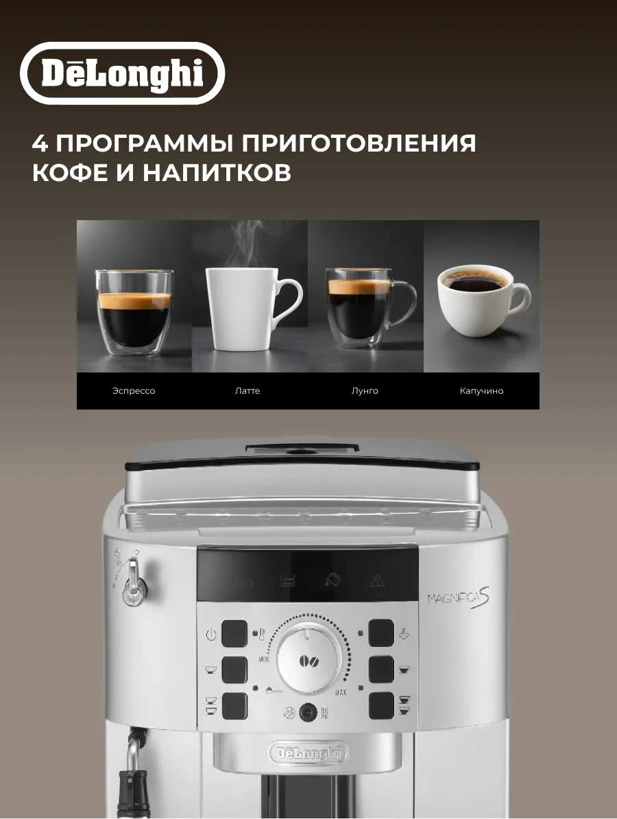 Кофемашина Delonghi ECAM 22.110 SB - фото 3