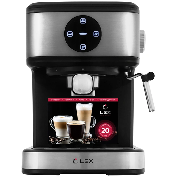 Кофеварка LEX LXCM 3502-1 Black - фото 2