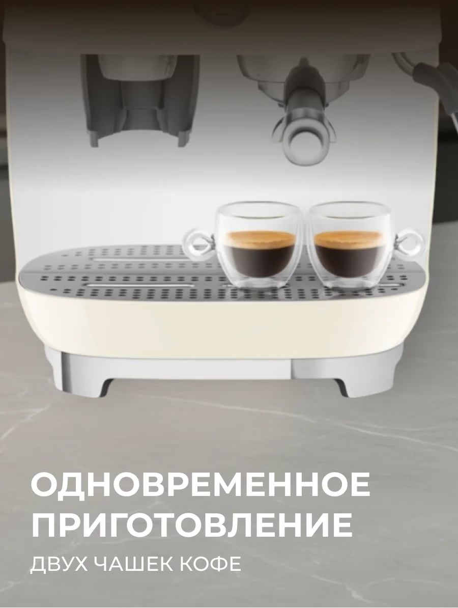 Кофеварка SMEG EGF03CREU - фото 9