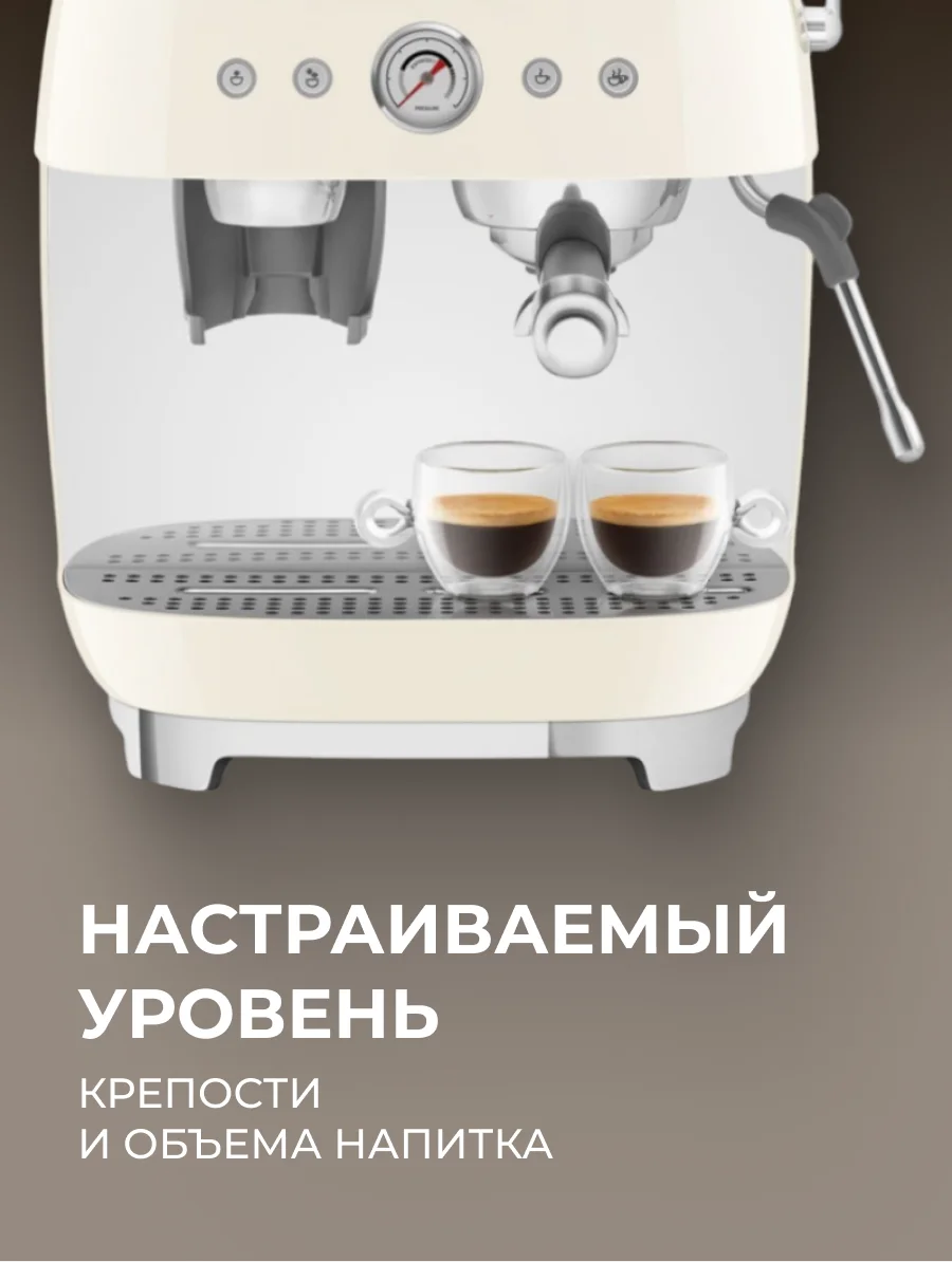 Кофеварка SMEG EGF03CREU - фото 8