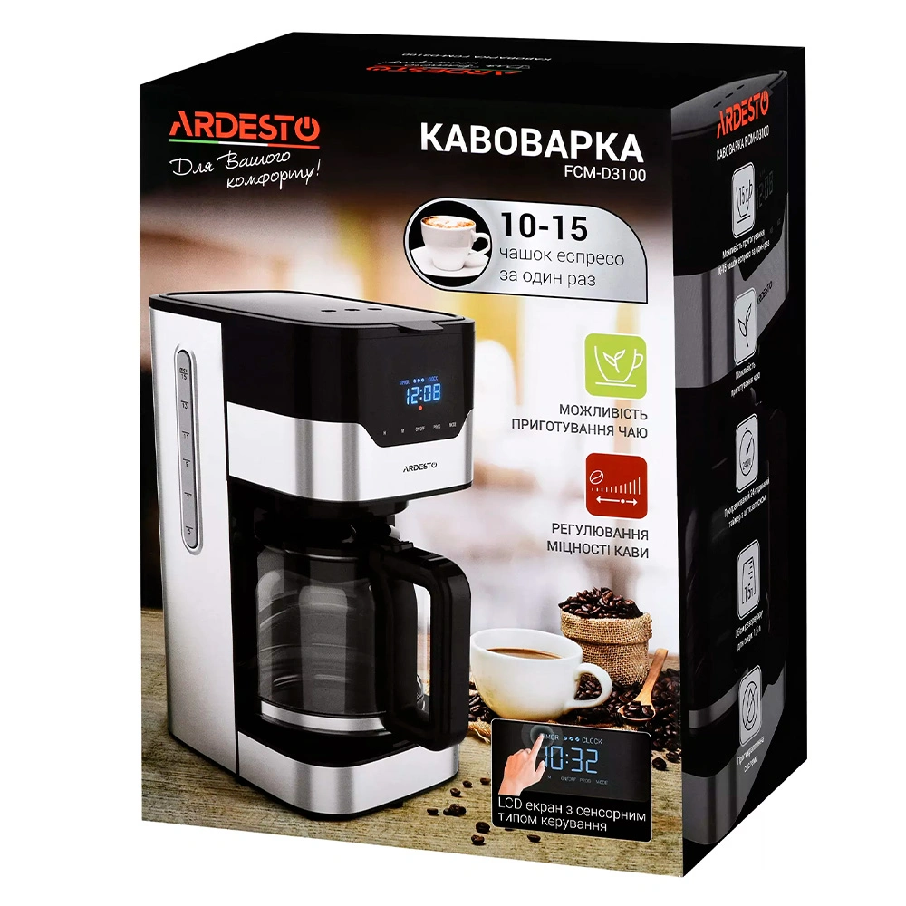 Капельная кофеварка Ardesto FCM-D3100 - фото 15