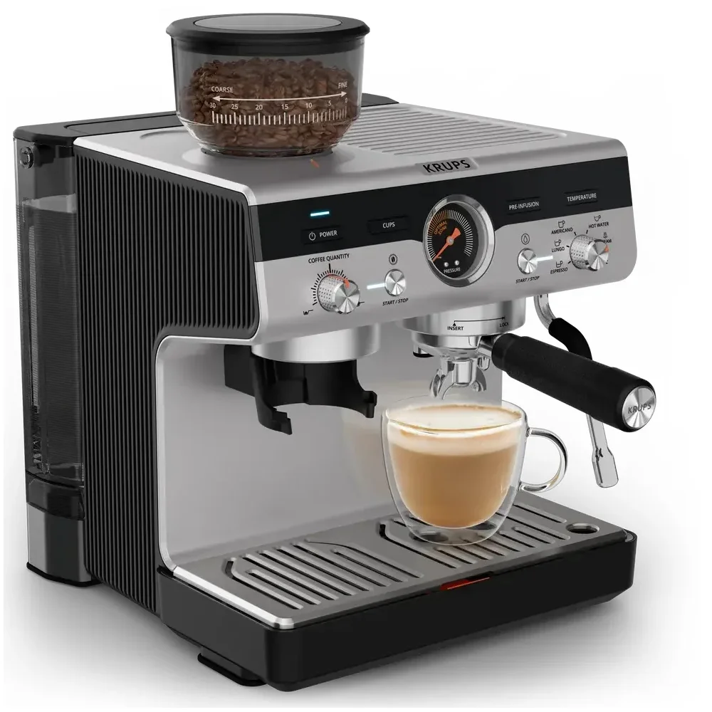 Krups кофе тартқышы бар эспрессо-машина XP801T10 - фото 2