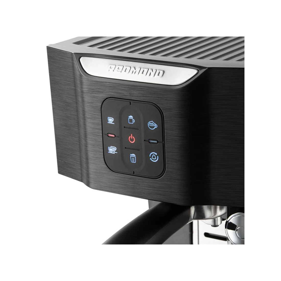Кофеварка рожковая Redmond RCM-1511 Черный / хром RCM-1511 - фото 6