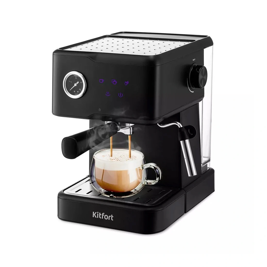 Кофеварка рожковая Kitfort КТ-7124 КТ-7124