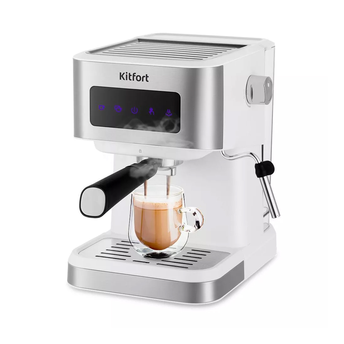 Кофеварка рожковая Kitfort КТ-7139  Кофеварка рожковая Kitfort КТ-7139