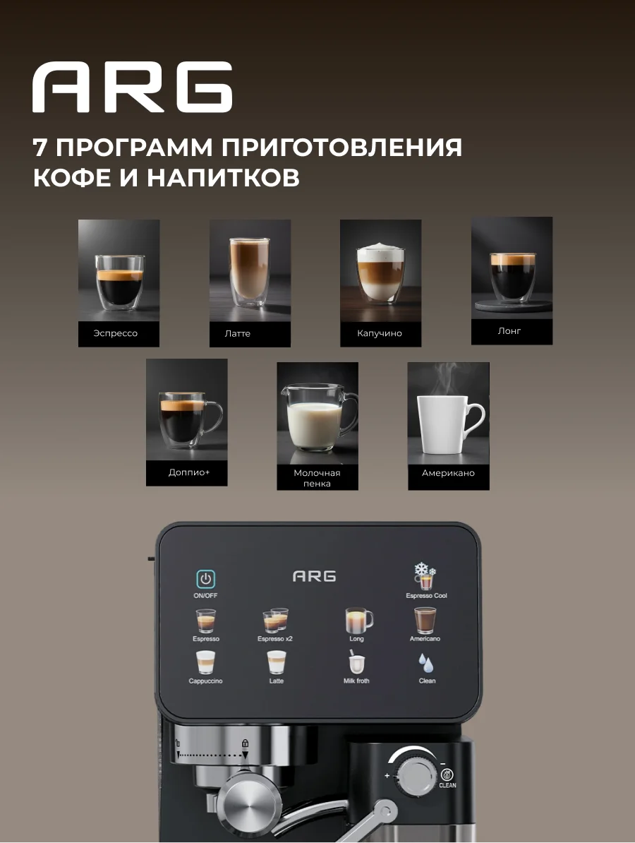 Кофеварка ARG CM-186 - фото 3
