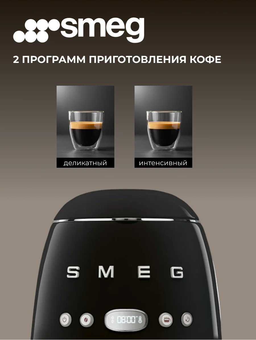 Капельная кофеварка Smeg DCF02BLEU - фото 3