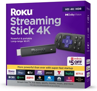 Медиастример Roku Streaming Stick 4K 3820R Black 
