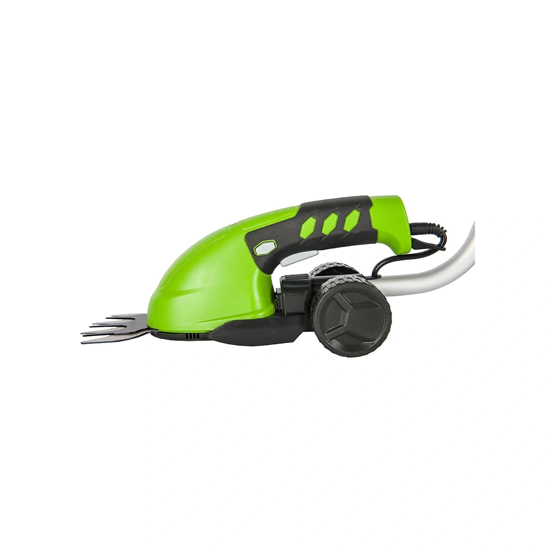 Садовые ножницы аккумуляторные Greenworks 3,6V со встроенным аккумулятором 2Aч и телескоп. ручкой 1600207