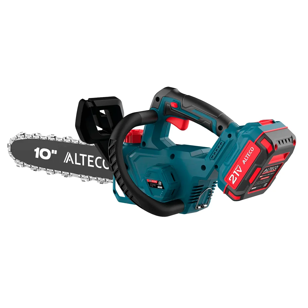 Бесщеточная аккумуляторная цепная пила ALTECO CCS 21-25 BL Solo - фото 2