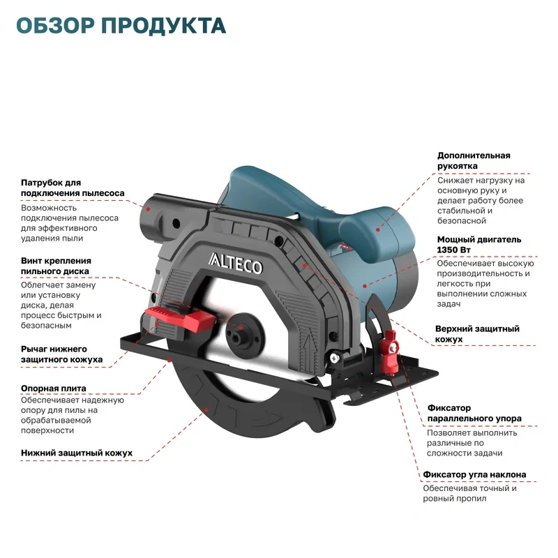 ALTECO дөңгелек ара CS 1350-165 - фото 2