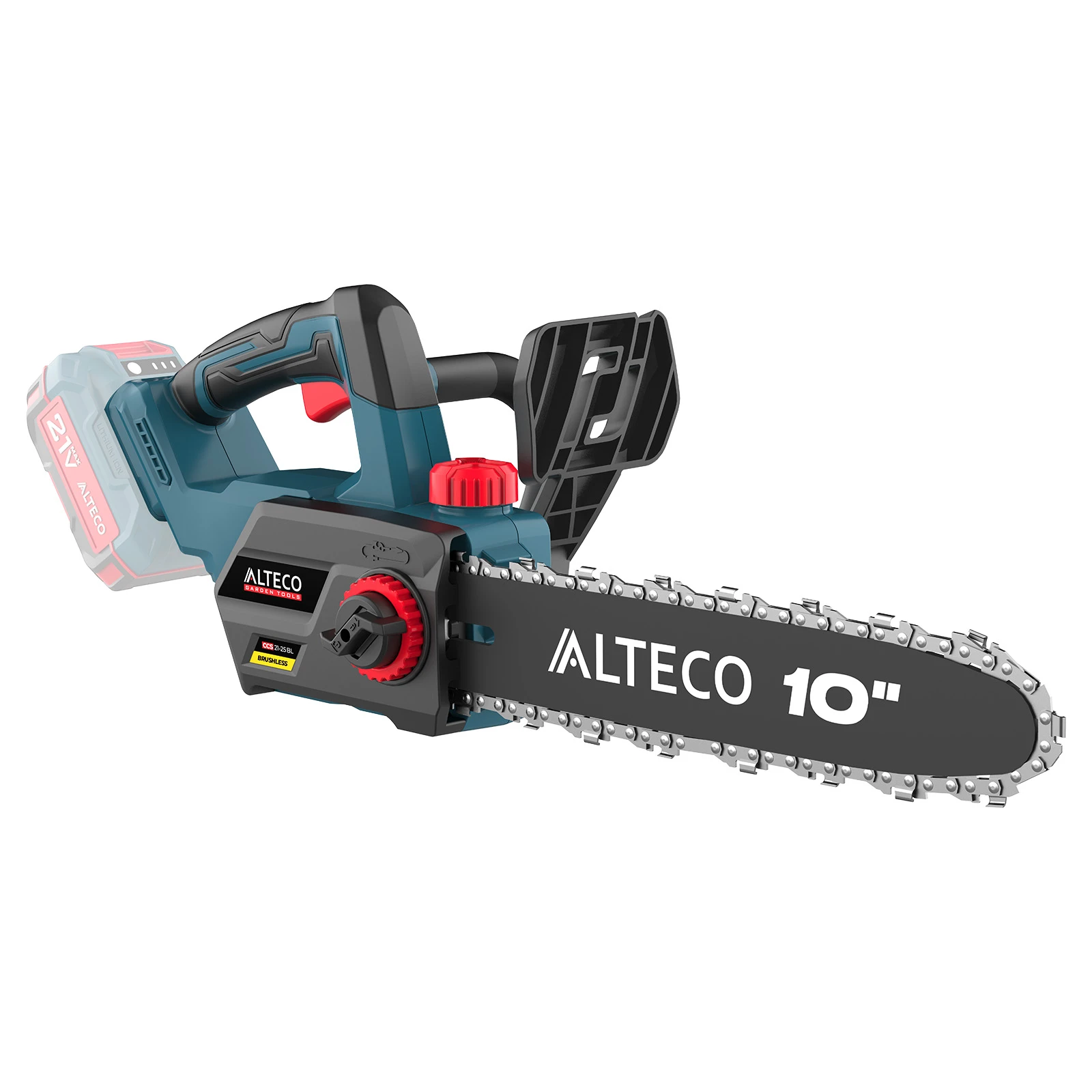 Бесщеточная аккумуляторная цепная пила ALTECO CCS 21-25 BL Solo 