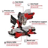 Аккумуляторная торцовочная пила Einhell TE-MS 18/210 Li-Solo 4300890 - фото 7