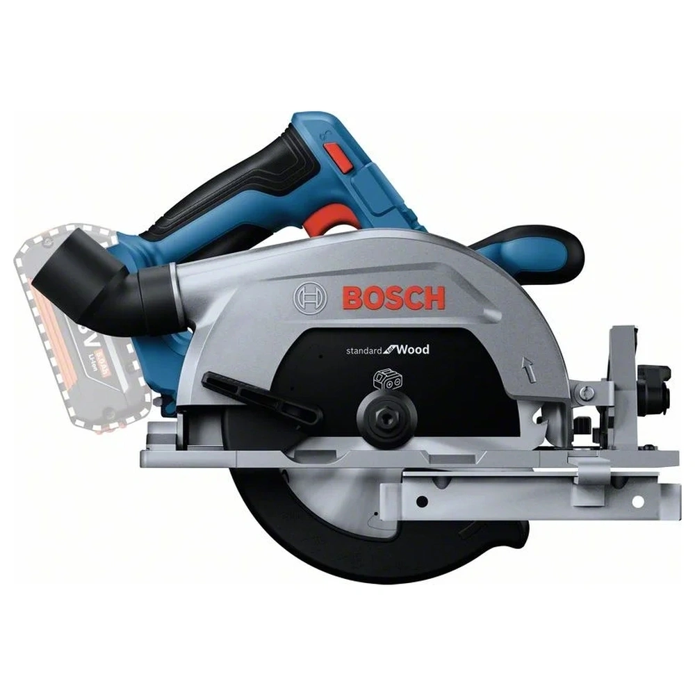 Аккумуляторная циркулярная пила Bosch GKS 185-LI SOLO 06016C1221