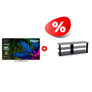 Комплект QLED телевизор Haier 55 S6 + ТВ тумба ARG T4004XL