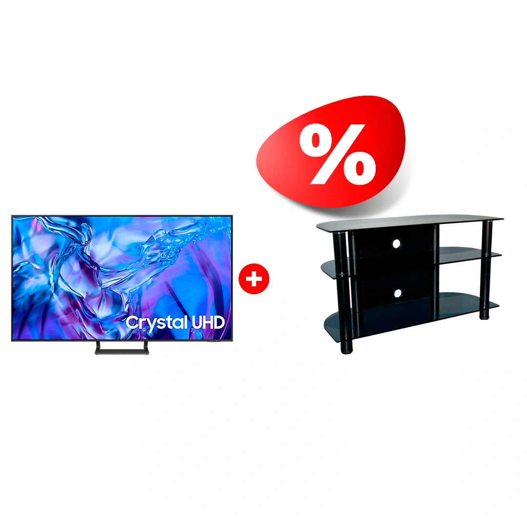 Жиынтық LED телевизор Samsung UE65DU8500UXCE + Стеклокомплекс сөресі ТV-SR 1000/3 