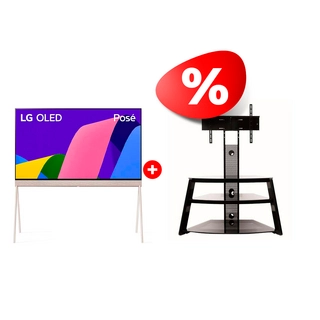 Жиынтық OLED телевизор LG 55LX1T6LA + Mart сөресі Кристалл К 65″ 