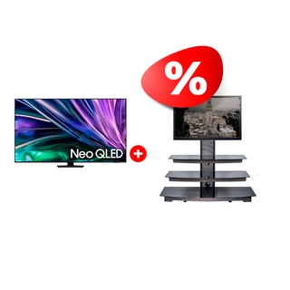 Комплект Neo QLED телевизор Samsung QE65QN85DBUXCE + ТВ тумба Mart Верона 65″ 