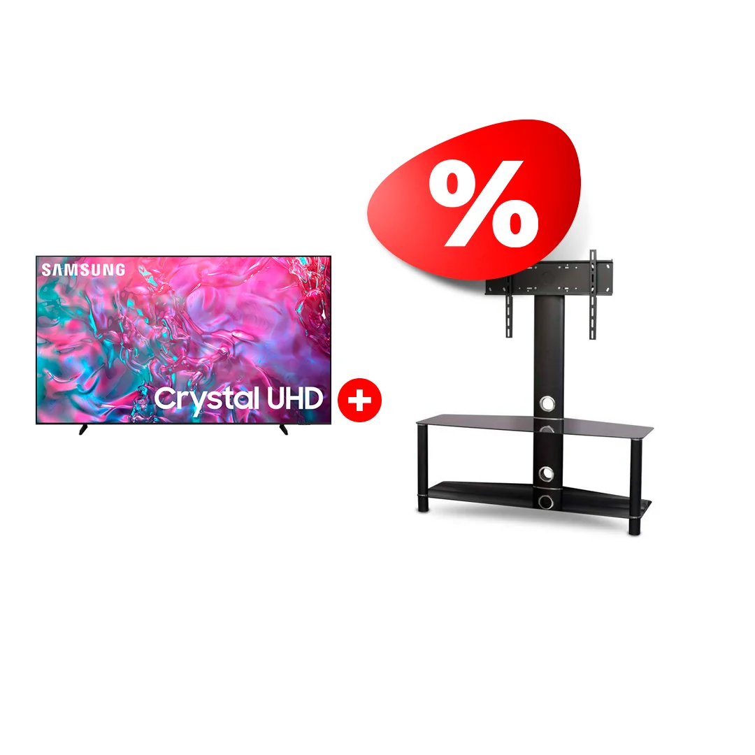 Комплект LED телевизор Samsung 4K UE98DU9000UXCE + ТВ тумба Mart Аврора 42″ 