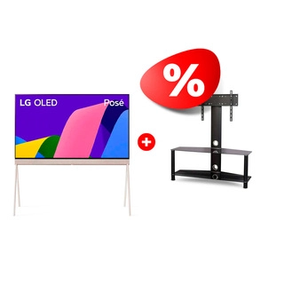Жиынтық OLED телевизор LG 55LX1T6LA + Mart сөресі Аврора 42″ 