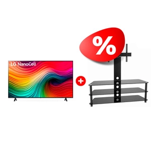 Комплект Nanocell телевизор LG 86NANO80T6A + ТВ тумба ARG TP2003L 60″ 