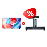 Комплект LED Телевизор TCL 75V6B + ТВ тумба Mart Универсал 65″ 