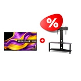 Комплект OLED телевизор LG OLED77G5RLA + ТВ тумба Mart Аврора 42″ 