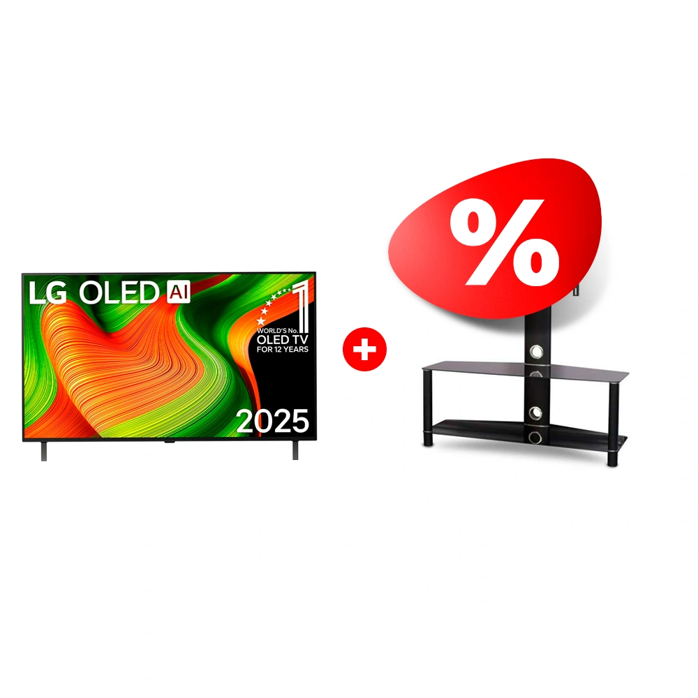 Жиынтық OLED теледидар LG OLED77B5RLA + Mart сөресі Аврора 42″ 