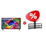 Жиынтық LED теледидары LG 65NANO90A6B + ARG сөресі TP2003L 60″ 