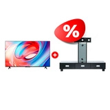 Комплект LED Телевизор TCL 55V6B + ТВ тумба Mart Универсал 65″ 