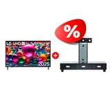 Комплект LED телевизор LG 86UA75009LA + ТВ тумба Mart Универсал 65″ 