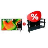 Комплект OLED телевизор LG OLED65B5RLA + ТВ тумба Стеклокомплекс ТV-SR 921/3 