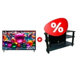 Жиынтық LG LED теледидары 55UA75009LA + Стеклокомплекс сөресі ТV-SR 921/3 