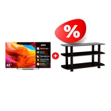 Комплект QLED телевизор ARG A65Q1C3 + ТВ тумба Elenberg T3005 