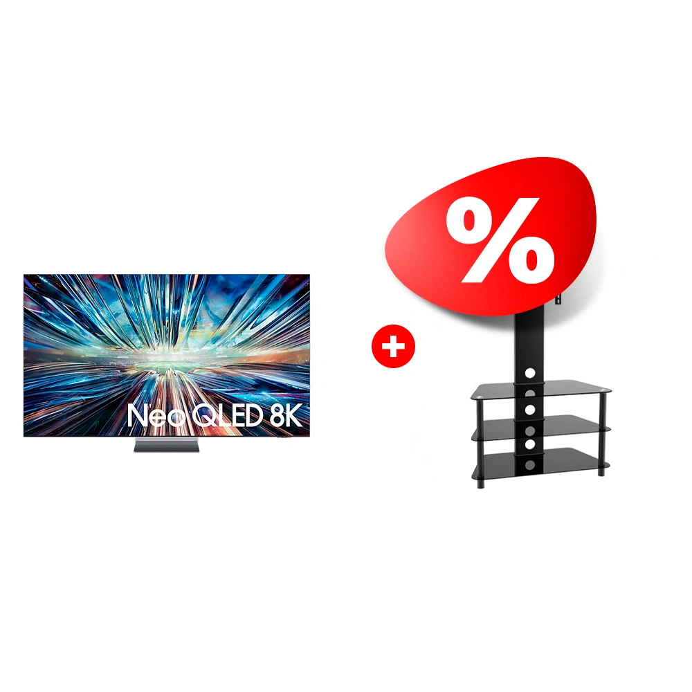 Комплект Neo QLED телевизор Samsung 8K QE75QN900DUXCE + ТВ тумба ARG TP2003S 47″ 