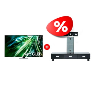 Жиынтық Neo QLED телевизор Samsung QE65QN90DAUXCE + Mart сөресі Универсал 65″ 