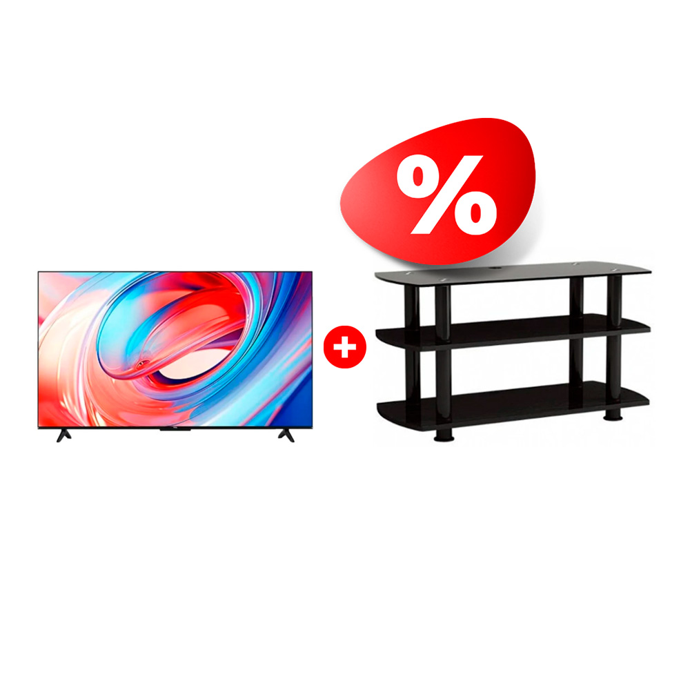Комплект LED Телевизор TCL 65V6B + ТВ тумба ARG T3005 50″ 